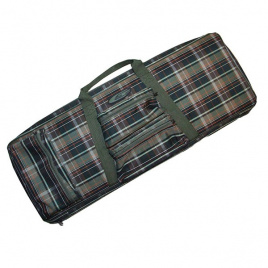 Чехол шотландка 850х350, сетчатый карман