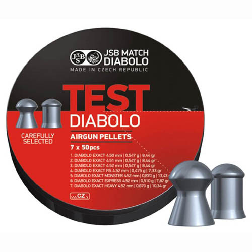 Пули JSB TEST Diablo 4.5 мм., 350шт/уп. фото 1