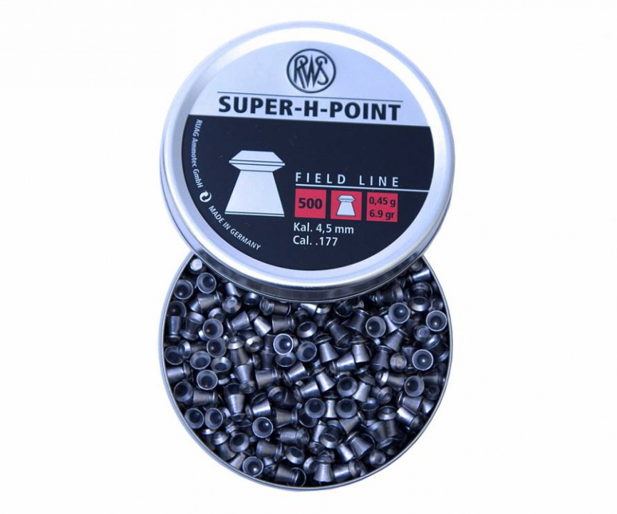 Пули RWS Super-H-Point 4,5 мм, 0,45 грамм, 500 штук фото 5