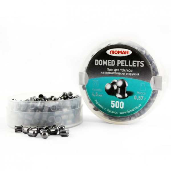 Пули «Люман» Domed pellets, 0,57 г. по 500 шт. фото 1
