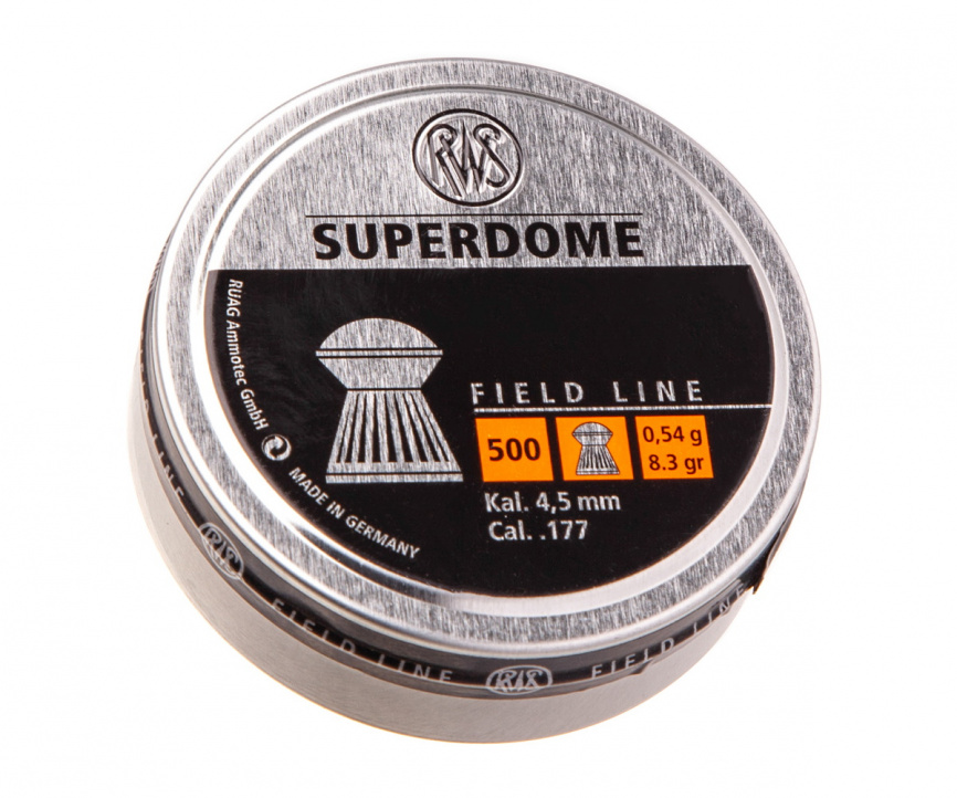 Пули RWS Superdome 4,5 мм, 0,54 грамм, 500 штук фото 1