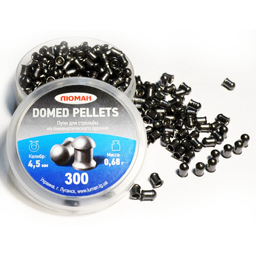 Пули «Люман» Domed pellets, 0,68 г. по 300 шт. фото 1
