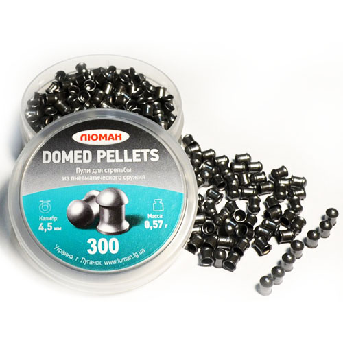 Пули «Люман» Domed pellets, 0,57 г. (300 шт.) фото 1