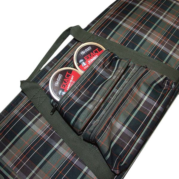 Чехол шотландка 1000х350 сетчатый карман фото 3
