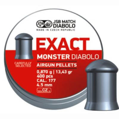 Пули JSB Exact Monster Diabolo 4.52мм., 0.870 гр., 400 шт фото 1