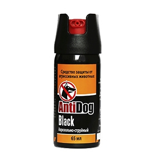 Газовый баллончик "AntiDog Black" фото 1