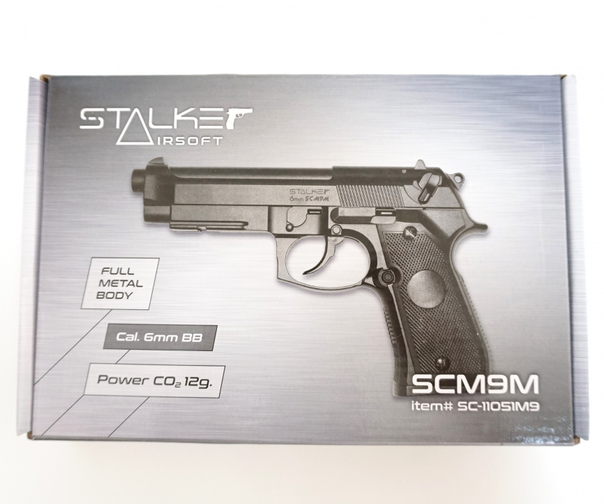 Страйкбольный пистолет Stalker SCM9M Metal (Beretta M9) фото 8