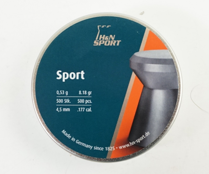 Пули H&N Sport 4,5 мм, 0,53 грамм, 500 штук фото 3