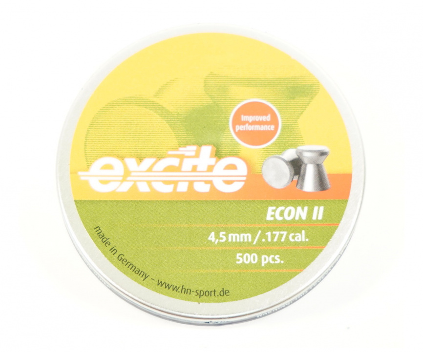 Пули H&N Excite Econ II 4,5 мм, 0,48 грамм, 500 штук фото 3