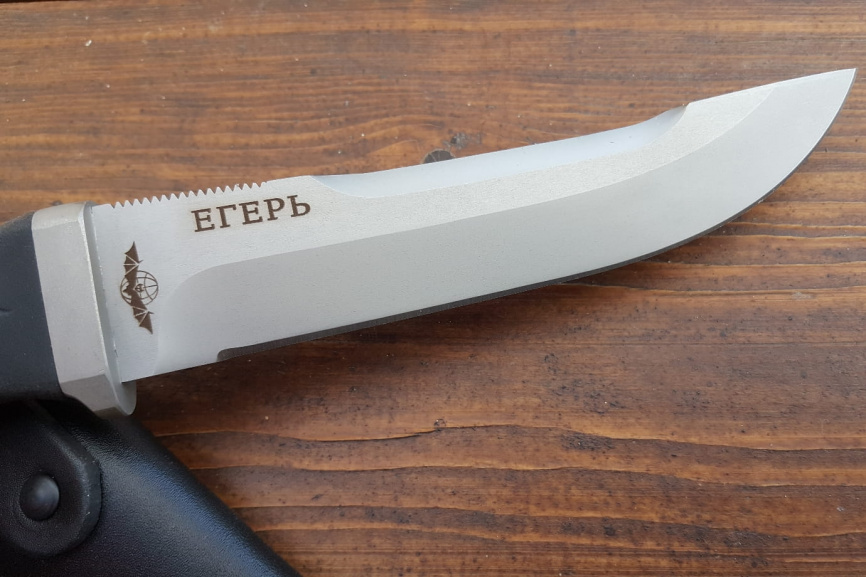 Нож туристический "Егерь", рукоять термоэластопласт (резина), покрытие антиблик фото 4