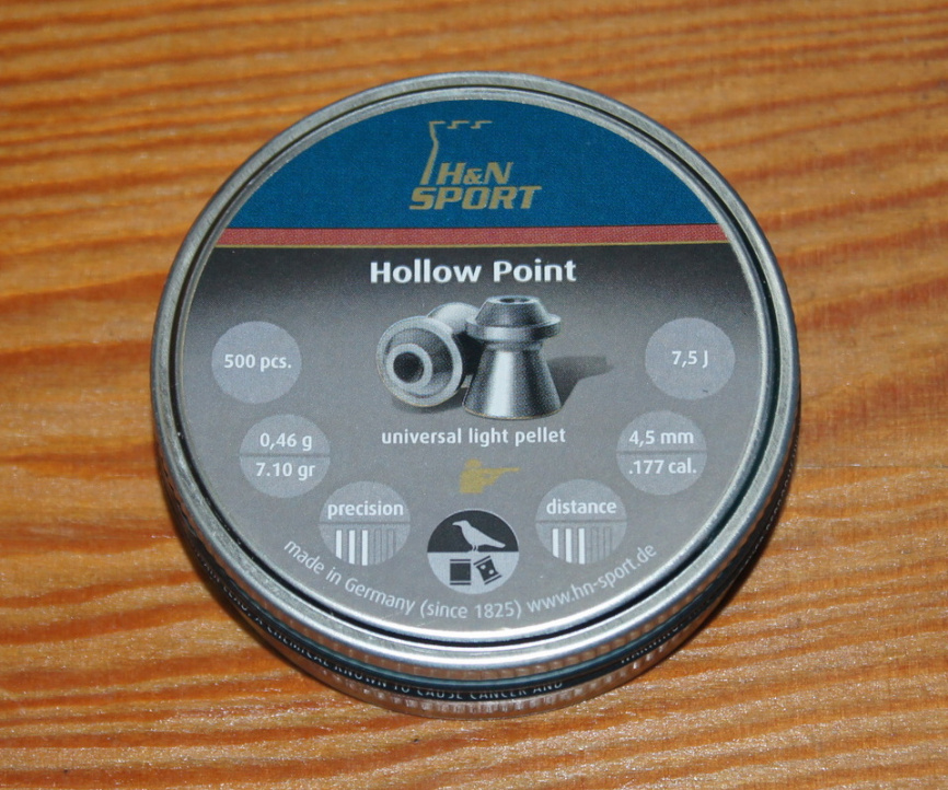 Пули H&N Hollow Point 4,5 мм, 0,46 грамм, 500 штук фото 7