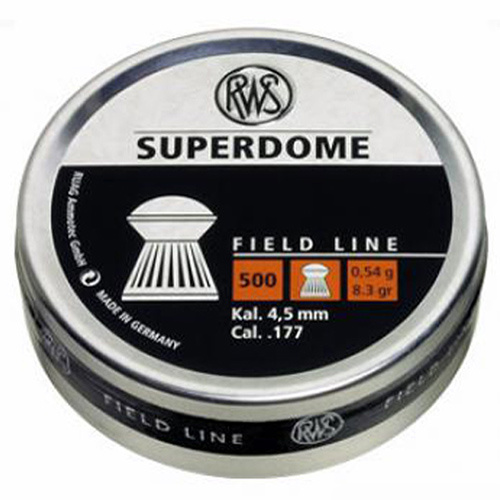 Пули RWS Superdome: 6.35 мм, 2.0 гр, 200 шт. (округлые) фото 1