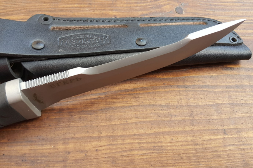 Нож туристический "Егерь", рукоять термоэластопласт (резина), покрытие антиблик фото 5