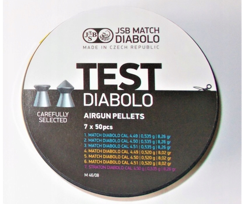 Пули JSB Test Diabolo (набор) 4,5 мм, 350 штук фото 5