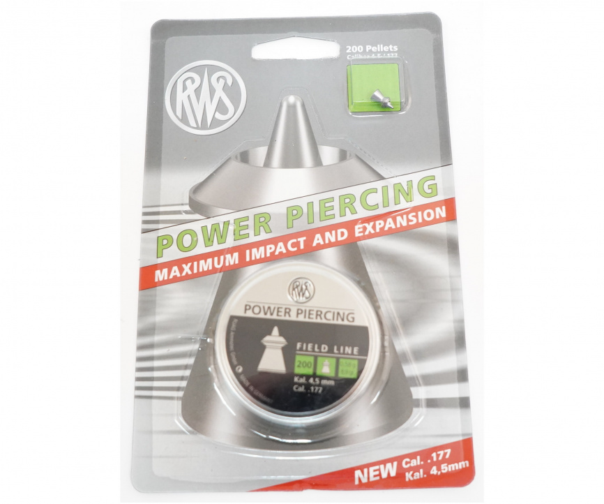 Пули RWS Power Piercing 4,5 мм, 0,58 грамм, 200 штук фото 5
