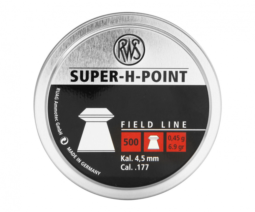 Пули RWS Super-H-Point 4,5 мм, 0,45 грамм, 500 штук фото 4